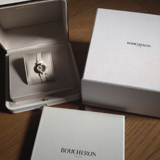 ブシュロン(BOUCHERON)の美品 ブシュロン 時計  ☆ ダイヤ入り 稼働中  リフレ マジョリー(腕時計)