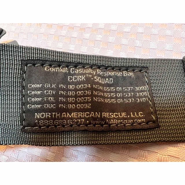 米軍 実物 NORTH AMERICAN RESCUE ウエストバッグ 4