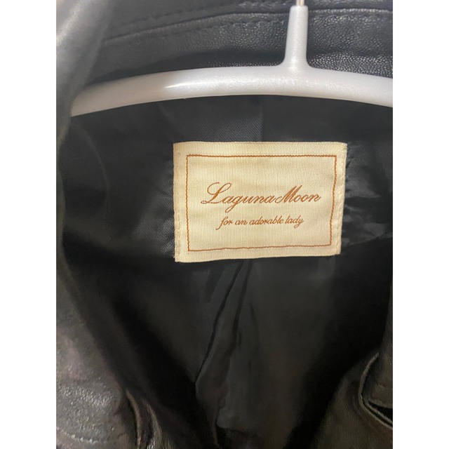 LagunaMoon(ラグナムーン)の＊山羊革ライダースジャケット＊ レディースのジャケット/アウター(ライダースジャケット)の商品写真