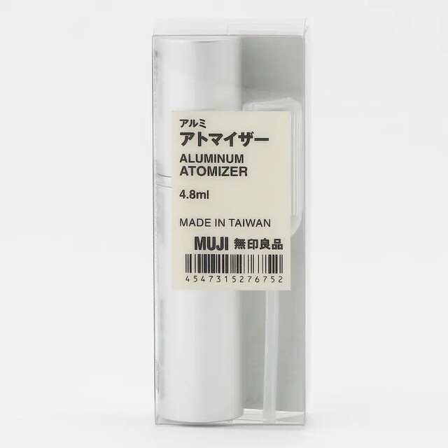 MUJI (無印良品)(ムジルシリョウヒン)のMUJI 無印良品 アルミ アトマイザー 4.8ml 新品未使用 コスメ/美容の香水(その他)の商品写真