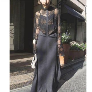 Ameri VINTAGE - FLOWER LACE DRESS