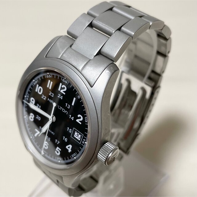 Hamilton(ハミルトン)の美品 hamilton khaki H684812 ハミルトン カーキ メンズの時計(腕時計(アナログ))の商品写真