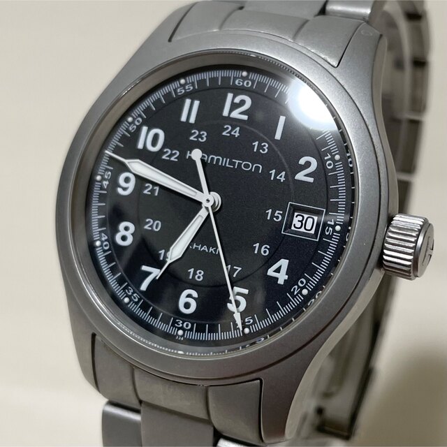 Hamilton(ハミルトン)の美品 hamilton khaki H684812 ハミルトン カーキ メンズの時計(腕時計(アナログ))の商品写真