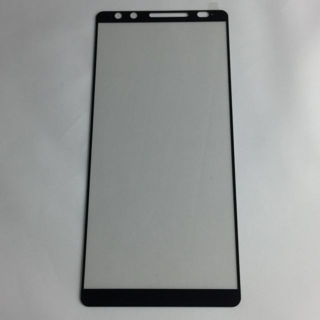 HTC U12+ U12 Plus 枠黒 ガラス保護フィルム K526 スマホ/家電/カメラのスマホアクセサリー(保護フィルム)の商品写真