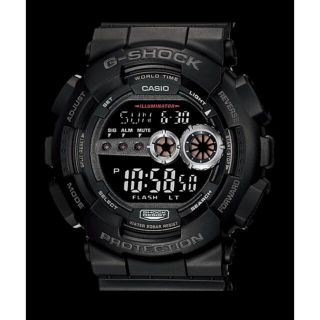 ジーショック(G-SHOCK)のG-SHOCK メンズ 腕時計 CASIO GD-100-1BJF ブラック(腕時計(アナログ))