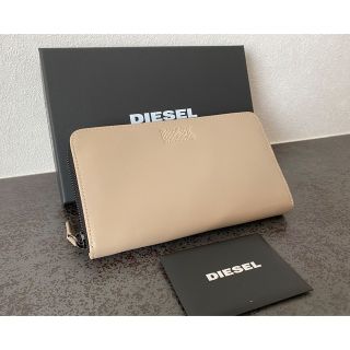 ディーゼル(DIESEL)の☆プレゼントにもオススメ☆【新品、未使用】ディーゼル レザー 長財布 ベージュ(財布)