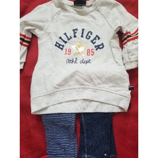 トミーヒルフィガー(TOMMY HILFIGER)の【特価】TOMMY HILFIGER 三点セット トップス ボトムス 女の子(Tシャツ/カットソー)