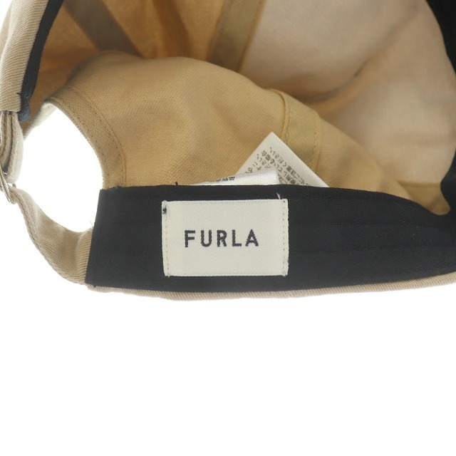 Furla(フルラ)のフルラ FURLA 帽子 キャップ ロゴ キャンバス ベージュ レディースの帽子(キャップ)の商品写真