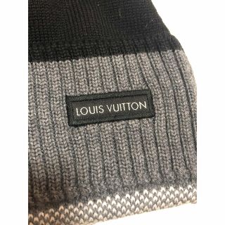 LOUIS VUITTON - 【新品】ルイヴィトン⭐︎モノトーンニット帽|グレー