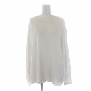 プラージュ(Plage)のプラージュ High Twist Sheer Long Tシャツ F 白(Tシャツ(長袖/七分))