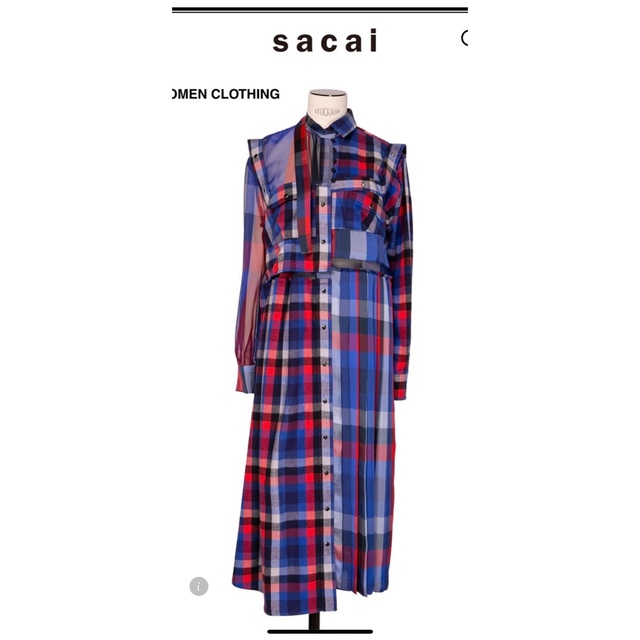 sacai - sacai サカイ 22AW ワンピース サイズ1 新品未使用の通販 by