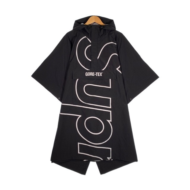 Supreme(シュプリーム)のシュプリーム 19SS ゴアテックス ポンチョ ブラック S/M メンズのジャケット/アウター(ポンチョ)の商品写真