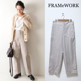 フレームワーク(FRAMeWORK)の大人スタイリスト金子綾さん×FRAMeWORK パンツ ベルベットワイドパンツ(カジュアルパンツ)