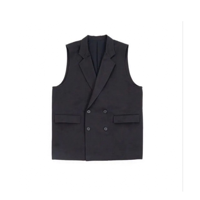 stein - stain Oversized No Sleeve Jacket blackの通販 by shop