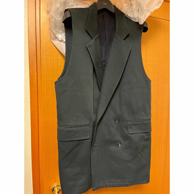 stein - stain Oversized No Sleeve Jacket blackの通販 by shop
