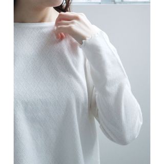 l'atelier du savon - 2021SS l'atelier du savon ダイヤアイレットプルオーバー