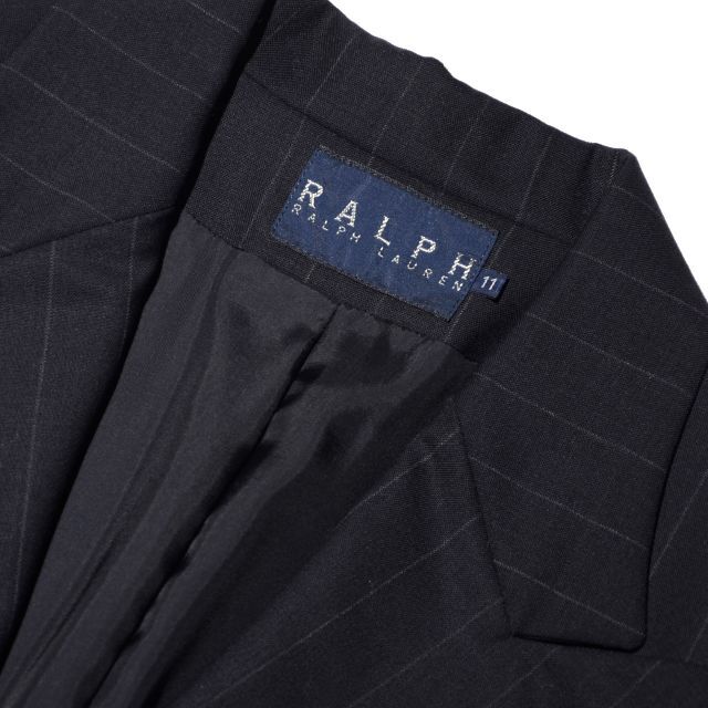 Ralph Lauren(ラルフローレン)のラルフ ラルフローレン  ピンストライプ セットアップ スカートスーツ 11と９ レディースのフォーマル/ドレス(スーツ)の商品写真