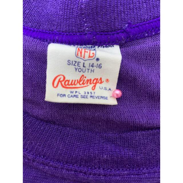 Rawlings(ローリングス)の80sビンテージ ローリングス NFL ナンバリング フットボール ジャージ メンズのトップス(Tシャツ/カットソー(半袖/袖なし))の商品写真