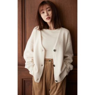 CLANE - CLANE STRIPE CABLE HALF SLEEVE CARDIGAN の通販 by ccczzz's ...
