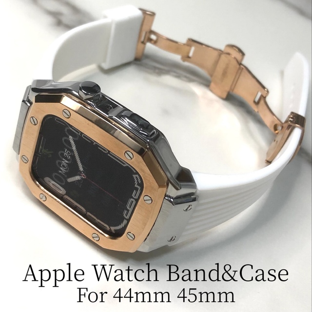 rsh★アップルウォッチバンド ラバーベルト カバー　Apple Watch