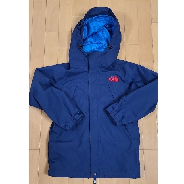 THE NORTH FACE - THE NORTH FACE スクープジャケット 140 ネイビーの