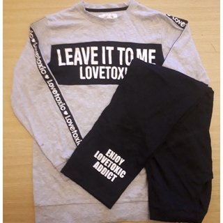ラブトキシック(lovetoxic)のyuka様専用　LOVETOXIC 　長袖パジャマ　150(Tシャツ/カットソー)