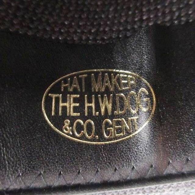 THE H.W.DOG&Co. 21ss パナマハット 麦わら帽子 36 S 黒