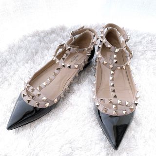 ヴァレンティノガラヴァーニ(valentino garavani)のVALENTINO ヴァレンティノ ロックスターズ　フラットシューズ　パンプス(ハイヒール/パンプス)