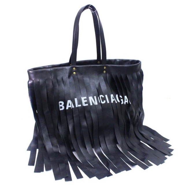 BALENCIAGA バレンシアガ レザー ランドリー トートバッグ