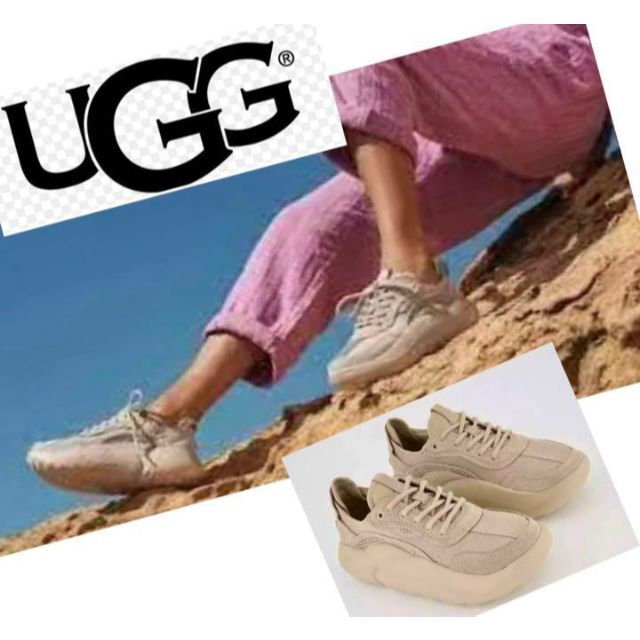 UGG(アグ)のn1111様　　✨美品✨23✨UGG✨LA CLOWD LOW✨厚底スニーカー レディースの靴/シューズ(スニーカー)の商品写真