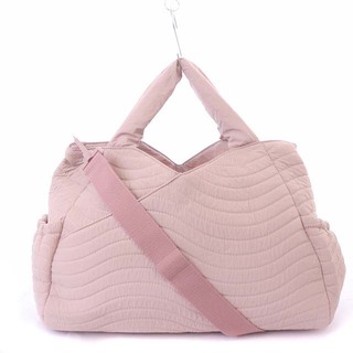 ボーダーズアットバルコニー(BORDERS at BALCONY)のボーダーズアットバルコニー QUILTED LARGE TOTE ピンク(トートバッグ)