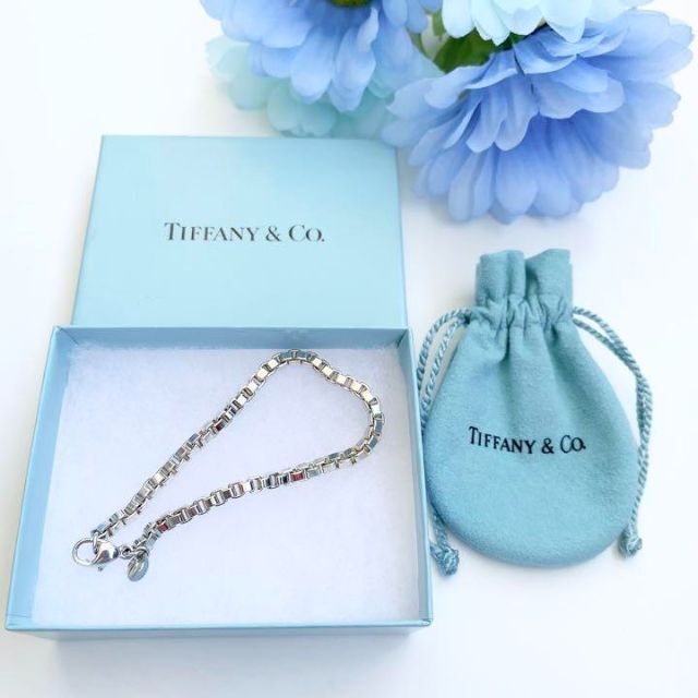 Tiffany & Co.(ティファニー)の人気☆美品☆TIFFANY　ティファニー ベネチアン ブレスレット　箱・保存袋付 メンズのアクセサリー(ブレスレット)の商品写真