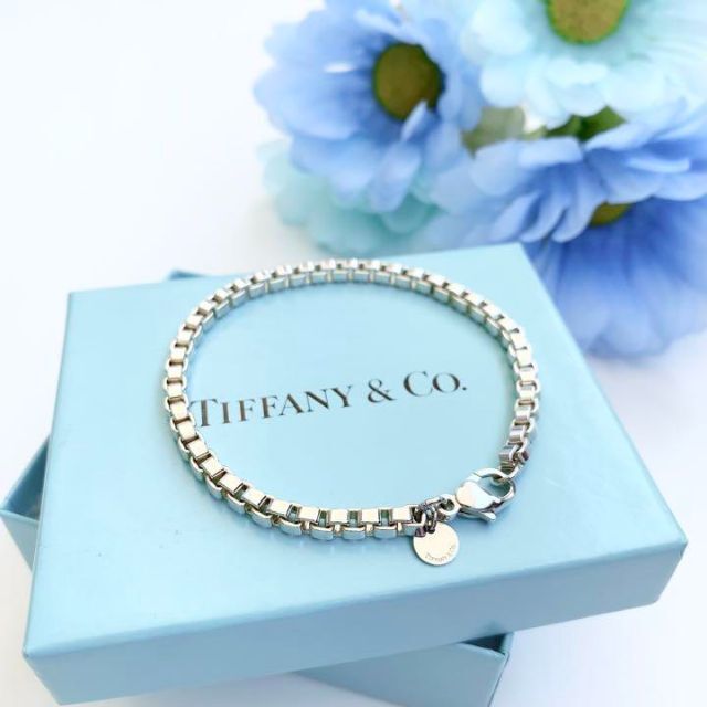 Tiffany & Co.(ティファニー)の人気☆美品☆TIFFANY　ティファニー ベネチアン ブレスレット　箱・保存袋付 メンズのアクセサリー(ブレスレット)の商品写真