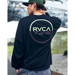 ルーカ(RVCA)のRVCA メンズ HALF WAY LT ロンT 長袖　ブラック(Tシャツ/カットソー(七分/長袖))