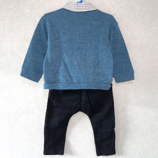 シャツ　カーディガン　男の子（90㎝） キッズ/ベビー/マタニティのキッズ服男の子用(90cm~)(ドレス/フォーマル)の商品写真