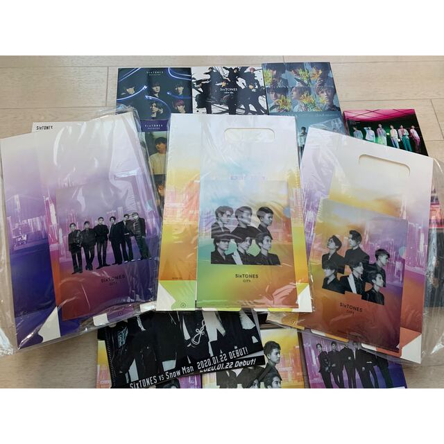 SixTONES CD(シングル・アルバム) 全形態 クリアファイル - ミュージック