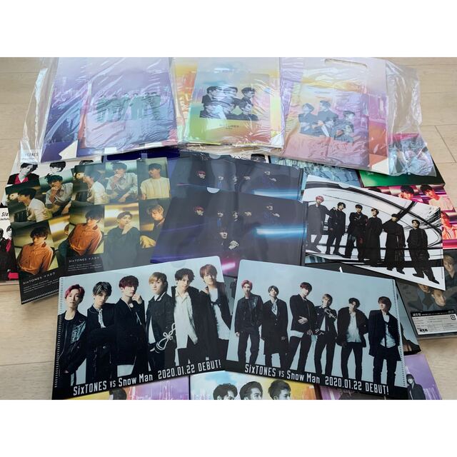 SixTONES CD(シングル・アルバム) 全形態 クリアファイル - ミュージック