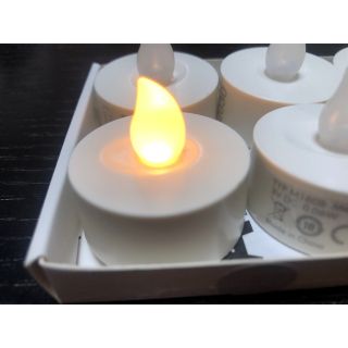 IKEA - ikea LEDキャンドルライト6個セット グダフトン ※電池入りの