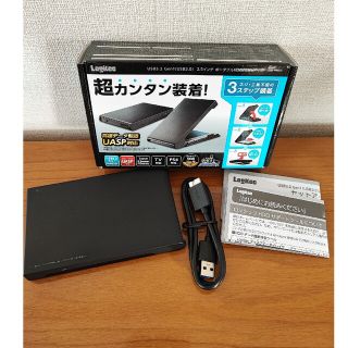 ♬HDD SSDケース ロジテック LGB-PBSU3 ブラック(PC周辺機器)