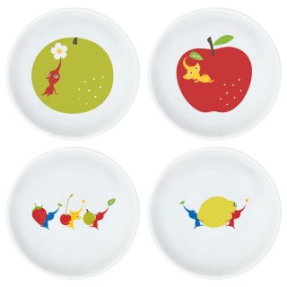 バンダイ(BANDAI)のピクミン　一番くじ　E賞　ピクミンと果実の小皿　4種(キャラクターグッズ)