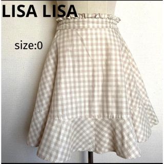 リズリサ(LIZ LISA)のLIS LISAリズリサ チェック柄スカート ひざ丈(ひざ丈スカート)