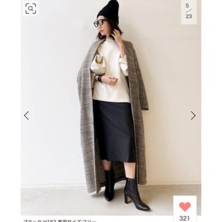 L'Appartement DEUXIEME CLASSE(チェック ・ ロングコート)の L'Appartement DEUXIEME CLASSE(チェック ・ ロングコート)の