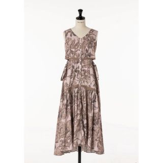 Her lip to - herlipto Floral Cut-Out Long Dress