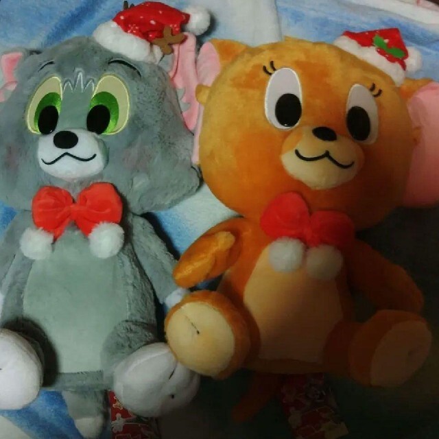 独特の素材 トムとジェリー クリスマスぬいぐるみ ぬいぐるみ