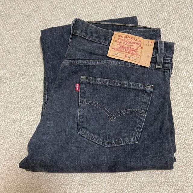 Levi's(リーバイス)の90' Levis 501 USA製 先染め ブラック W36 メンズのパンツ(デニム/ジーンズ)の商品写真