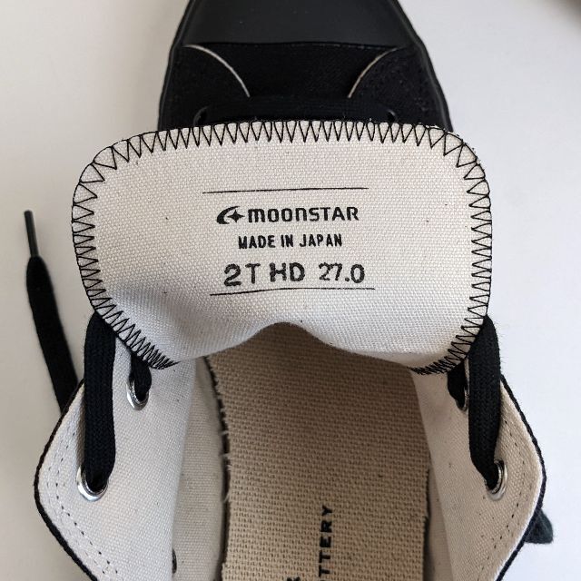 MOONSTAR (ムーンスター)のMOONSTAR - BLACK 27cm メンズの靴/シューズ(スニーカー)の商品写真