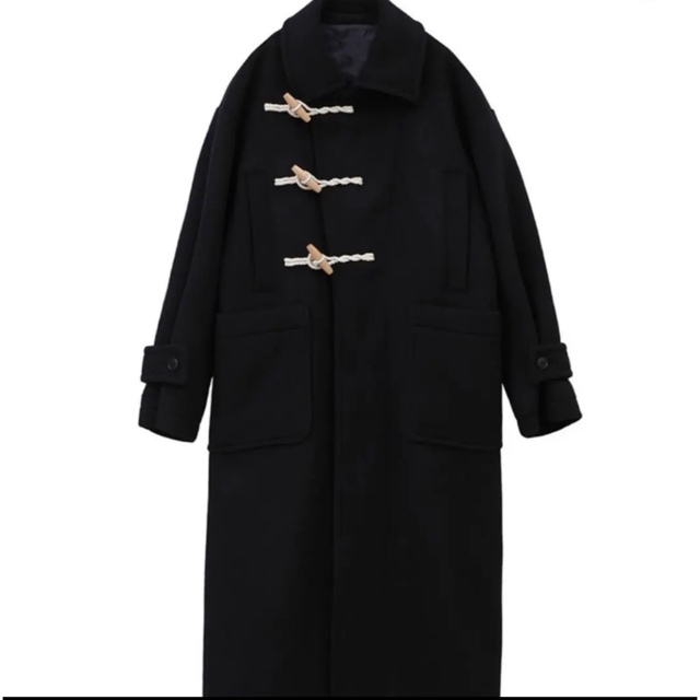 美品 2022AW CLANEクラネ OVER MAXI DUFFLE COAT