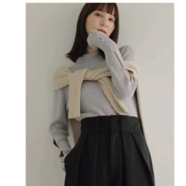 ニット/セーター Louren  cut sleeve knit tops