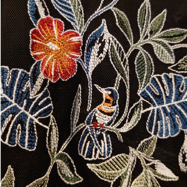 ロングワンピース/マキシワンピースGRACE CONTINENTAL　チュール刺繍ワンピ
