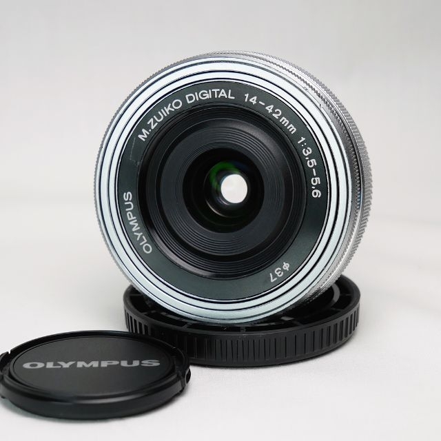 OLYMPUS 電動パンケーキレンズ M.ZUIKO 14-42mm 最終決算 5054円引き